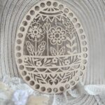 Baza na Wielkanoc do makramy ze sklejki 20cm x 16cm N910