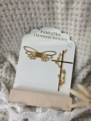 Baza Pamiątka I Komunii Świętej z HDF 15cm x 20cm  H477
