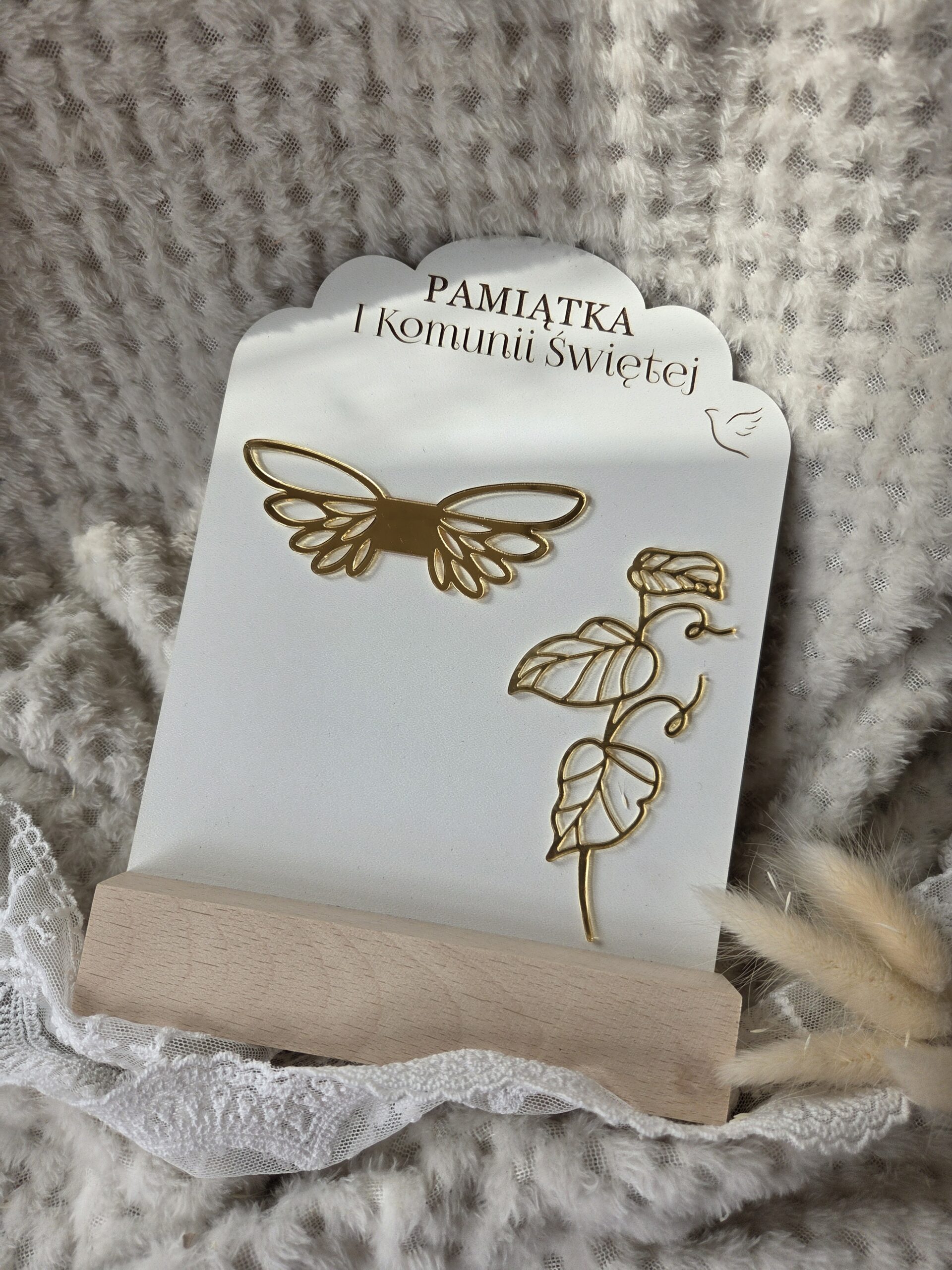 Baza Pamiątka I Komunii Świętej z HDF 15cm x 20cm H477 - obrazek 4