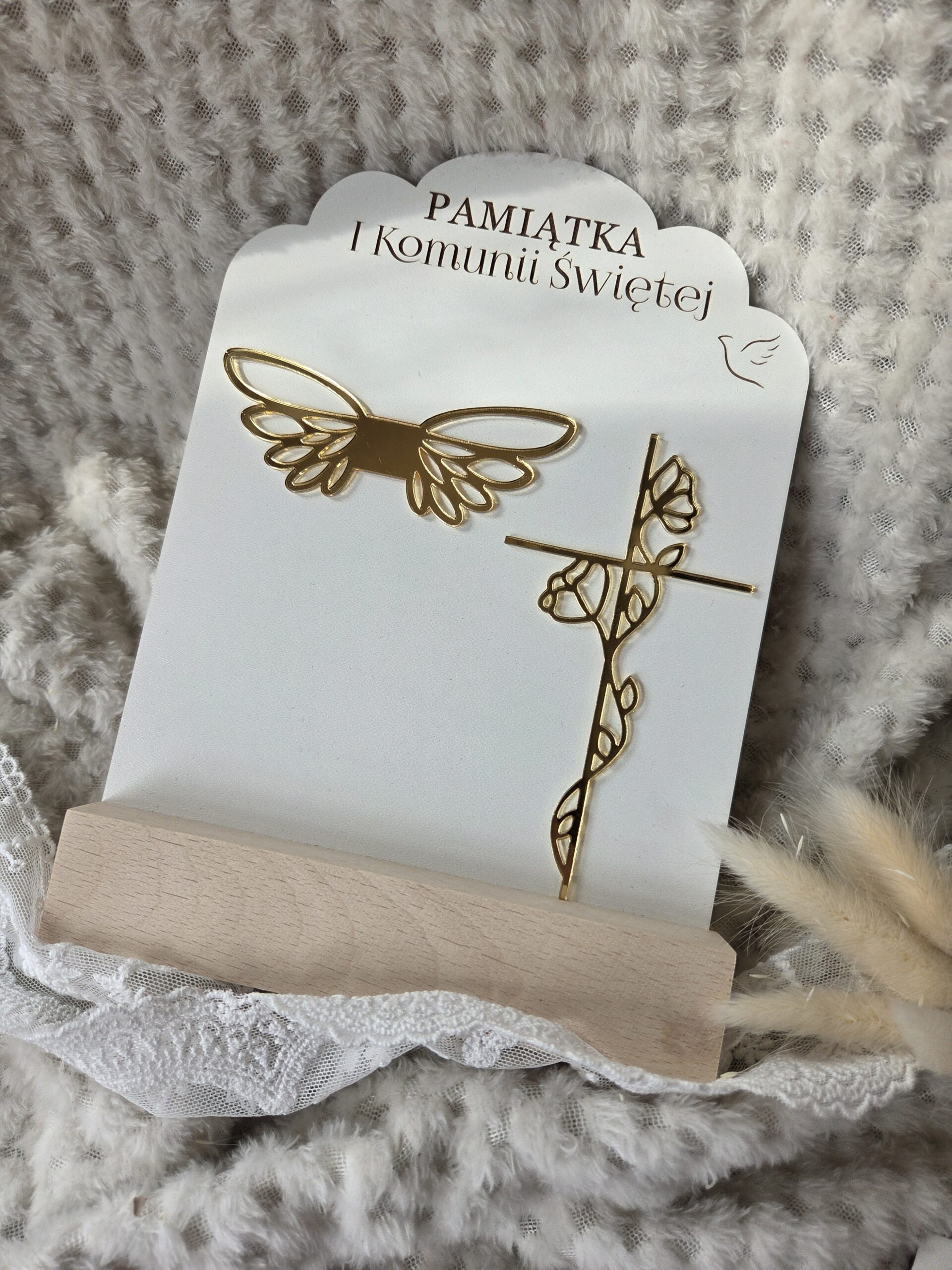 Baza Pamiątka I Komunii Świętej z HDF 15cm x 20cm H477 - obrazek 2