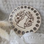 Podstawka pod kubek na Wielkanoc do makramy 10cm W10