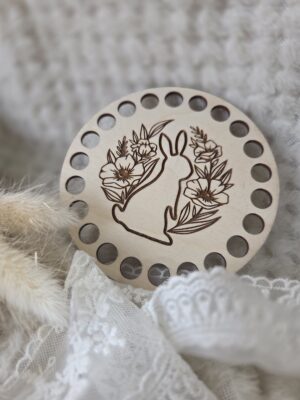 Podstawka pod kubek na Wielkanoc do makramy 10cm W10