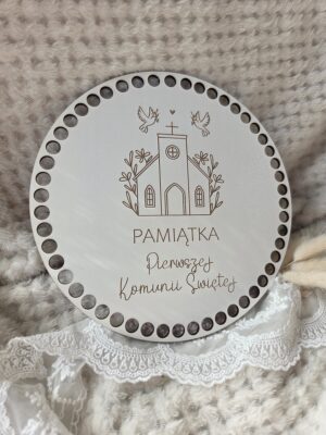 Baza do szydełkowania na I Komunię z HDF 17cm H482