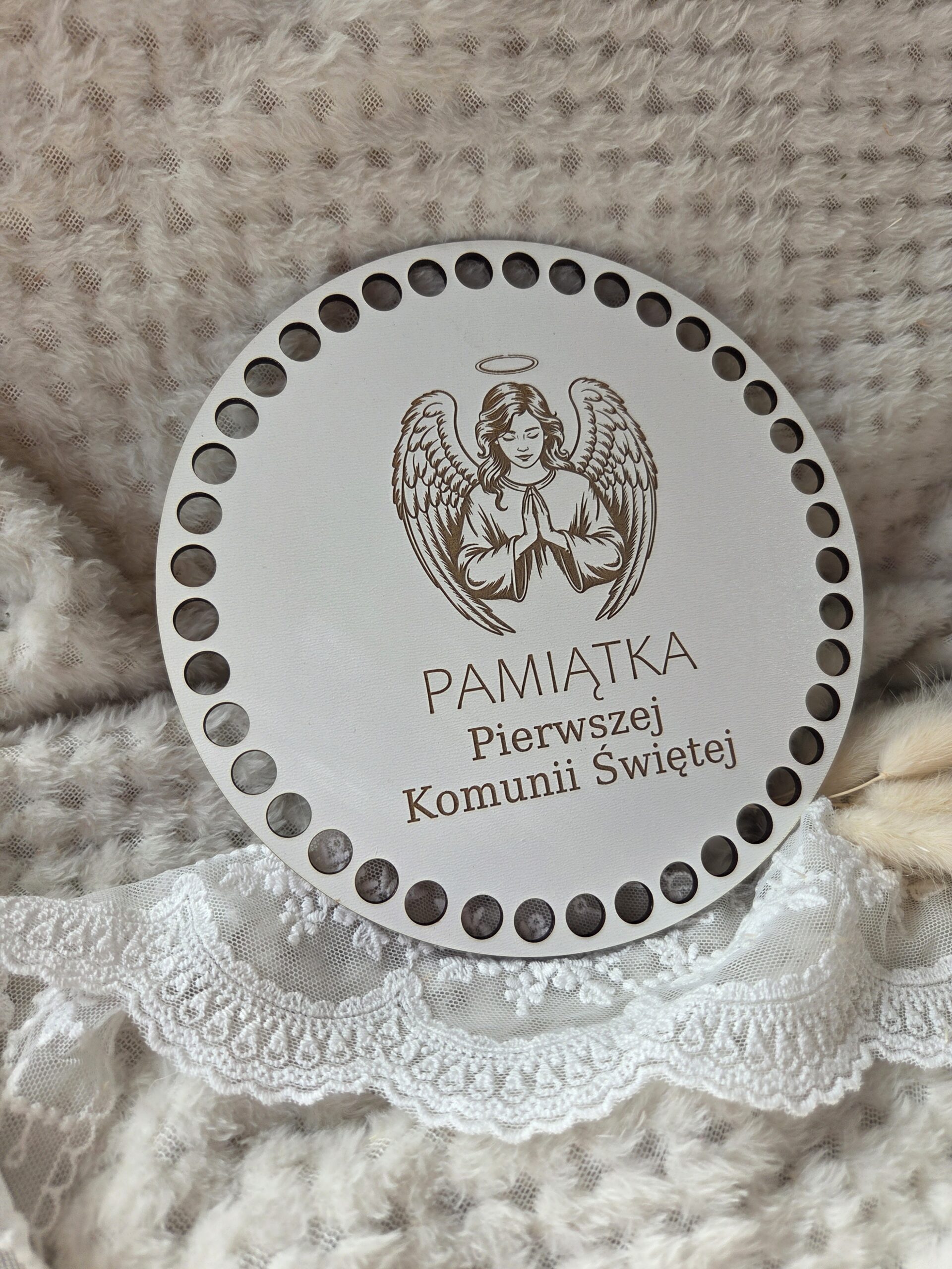 Baza do szydełkowania na I Komunię z HDF 17cm H479