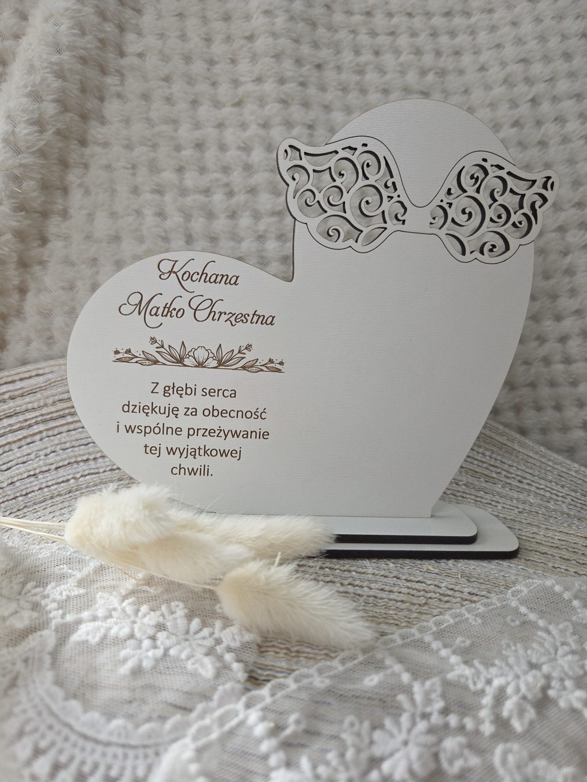 Baza Podziękowanie dla rodziców z HDF 16cm x 16cm H486 - obrazek 3