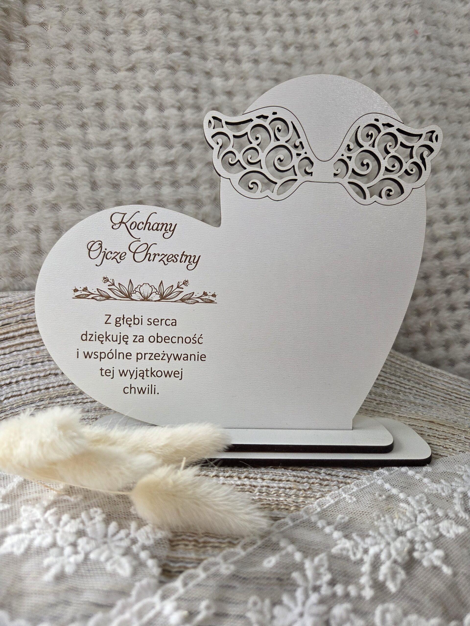 Baza Podziękowanie dla rodziców z HDF 16cm x 16cm H486 - obrazek 2