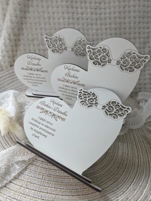 Baza Podziękowanie dla dziadków z HDF 16cm x 16cm  H485