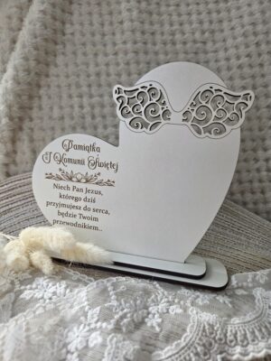 Baza Pamiątka Komunii Świętej z HDF 16cm x 16cm  H483