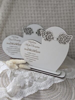 Baza Podziękowanie dla rodziców z HDF 16cm x 16cm  H486