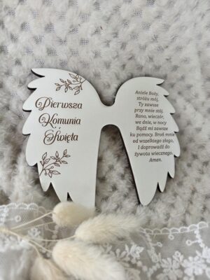 Skrzydła do aniołka z makramy z HDF 13cm x 11cm H488