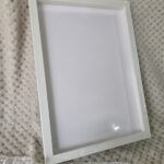 Ramka 3D gablotka z szybką 21cm x 30cm głęboka 3cm biała