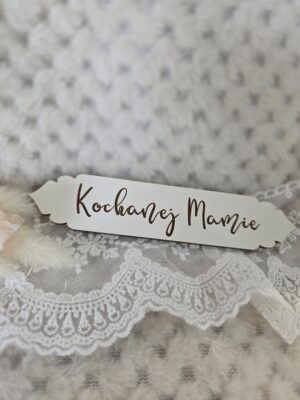 Grawerowana tabliczka na dzień Mamy z HDF 13,5cm x 2,8cm DM41