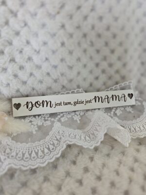 Grawerowana tabliczka na dzień Mamy z HDF 14,5cm x 2cm DM47