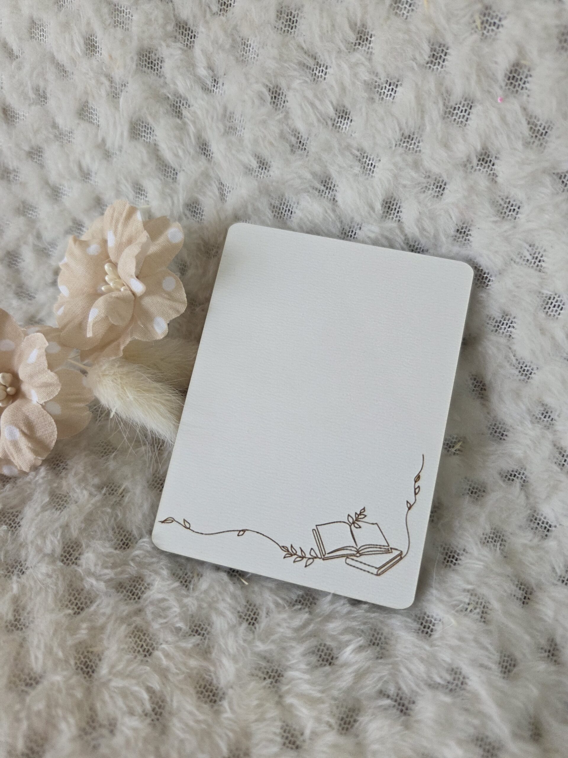 Tabliczka personalizowana z HDF 8cm x 6cm H500 100 znaków