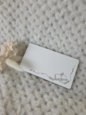 Tabliczka personalizowana z HDF 11cm x 6cm H501 150 znaków