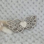 Skrzydła do anioła z makramy ze sklejki 10cm x 4.5cm  N964