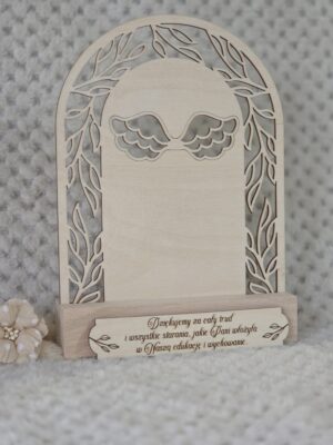 Baza do Anioła z Makramy ze sklejki 20cm x 15cm N966