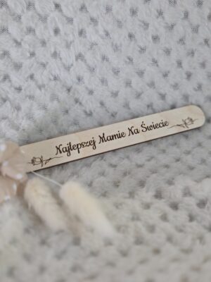 Napis na dzień Mamy ze sklejki 13cm x 2cm N969