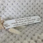 Grawerowana tabliczka na dzień Nauczyciela z HDF 13cm x 2,5cm H509