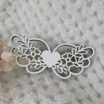 Skrzydła do aniołka z makramy z HDF 10cm x 4,5cm  H504