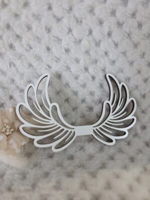 Skrzydła do anioła z makramy z HDF 11cm x 6,8cm H506