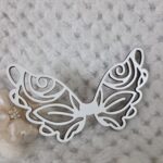 Skrzydła do aniołka z makramy z HDF 11cm x 6cm  H505