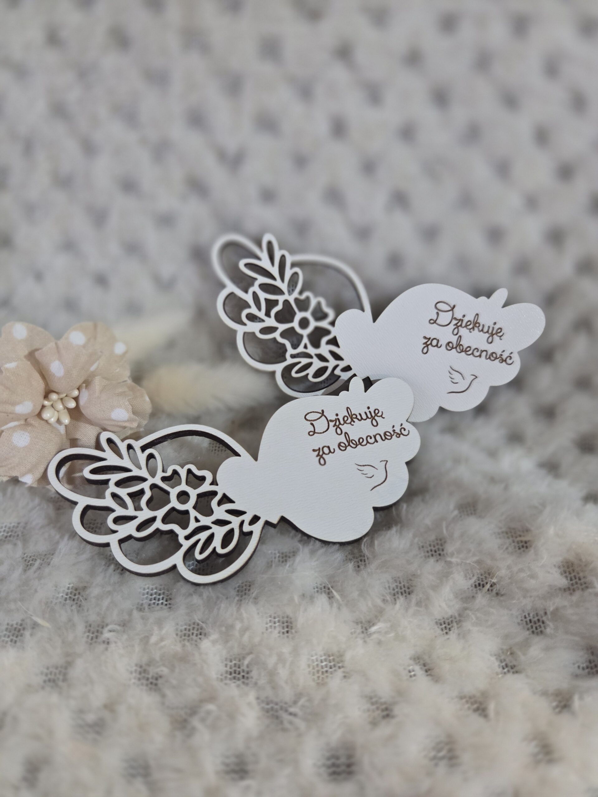 Skrzydła do anioła z HDF 9cm x 4cm H514