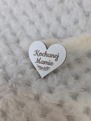 Grawerowane serduszko na dzień Mamy z HDF 3cm H515