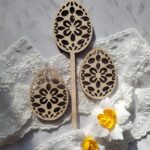 Ozdoby wielkanocne piki i zawieszki 5 szt WK5