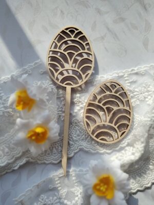 Ozdoby wielkanocne piki i zawieszki 5 szt WK7