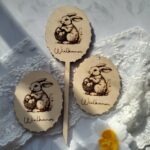 Ozdoby wielkanocne piki i zawieszki 5 szt WK8