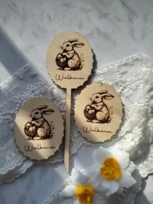 Ozdoby wielkanocne piki i zawieszki 5 szt WK8