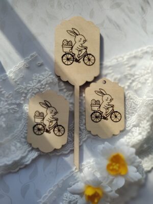 Ozdoby wielkanocne piki i zawieszki 5 szt WK10