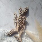 Dekor ozdobny ze sklejki 10cm x 5,5cm D6