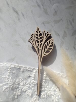 Dekor ozdobny ze sklejki 10cm x 5,5cm D9