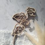 Dekor ozdobny ze sklejki 10cm x 5,5cm D11