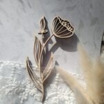 Dekor ozdobny ze sklejki 10cm x 5,5cm D13