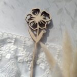 Dekor ozdobny ze sklejki 10cm x 5,5cm D18