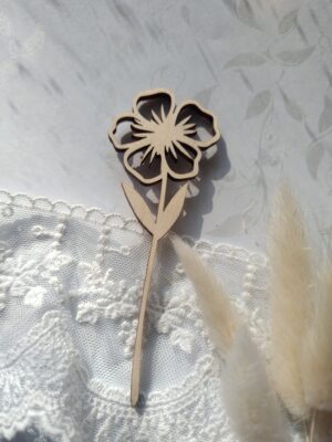 Dekor ozdobny ze sklejki 10cm x 5,5cm D18