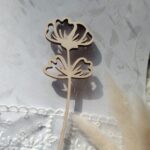 Dekor ozdobny ze sklejki 10cm x 5,5cm D19