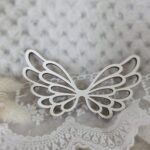 Skrzydła do aniołka z makramy z HDF 10cm x 6cm  H494