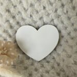 Personalizowane serce z HDF 6cm x 7cm H518 100 znaków