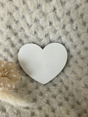 Personalizowane serce z HDF 6cm x 7cm H518 100 znaków