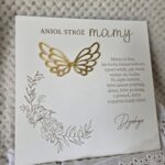 Tło do Ramki na Dzień Mamy – Baza HDF ze Złotymi Skrzydłami HT12