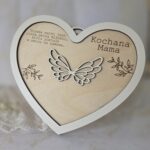 Baza do Anioła z makramy na dzień Mamy ze sklejki wisząca 22cm x 19cm N977