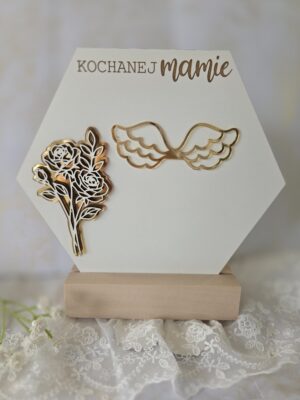 Baza Aniołek do Makramy na Dzień Mamy 20cm x 20cm H525