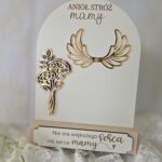 Baza Aniołek do Makramy na Dzień Mamy 20cm x 15cm H519
