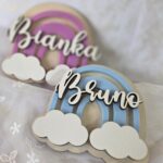 Personalizowany Napis 3D do Makramy 8cm x 8cm 20 znaków KPL7