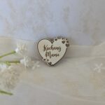 Grawerowane serduszko na dzień Mamy z HDF 3cm H529