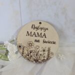Baza do zakładki do książki Dzień Mamy 6cm – Sklejka do makramy  N990